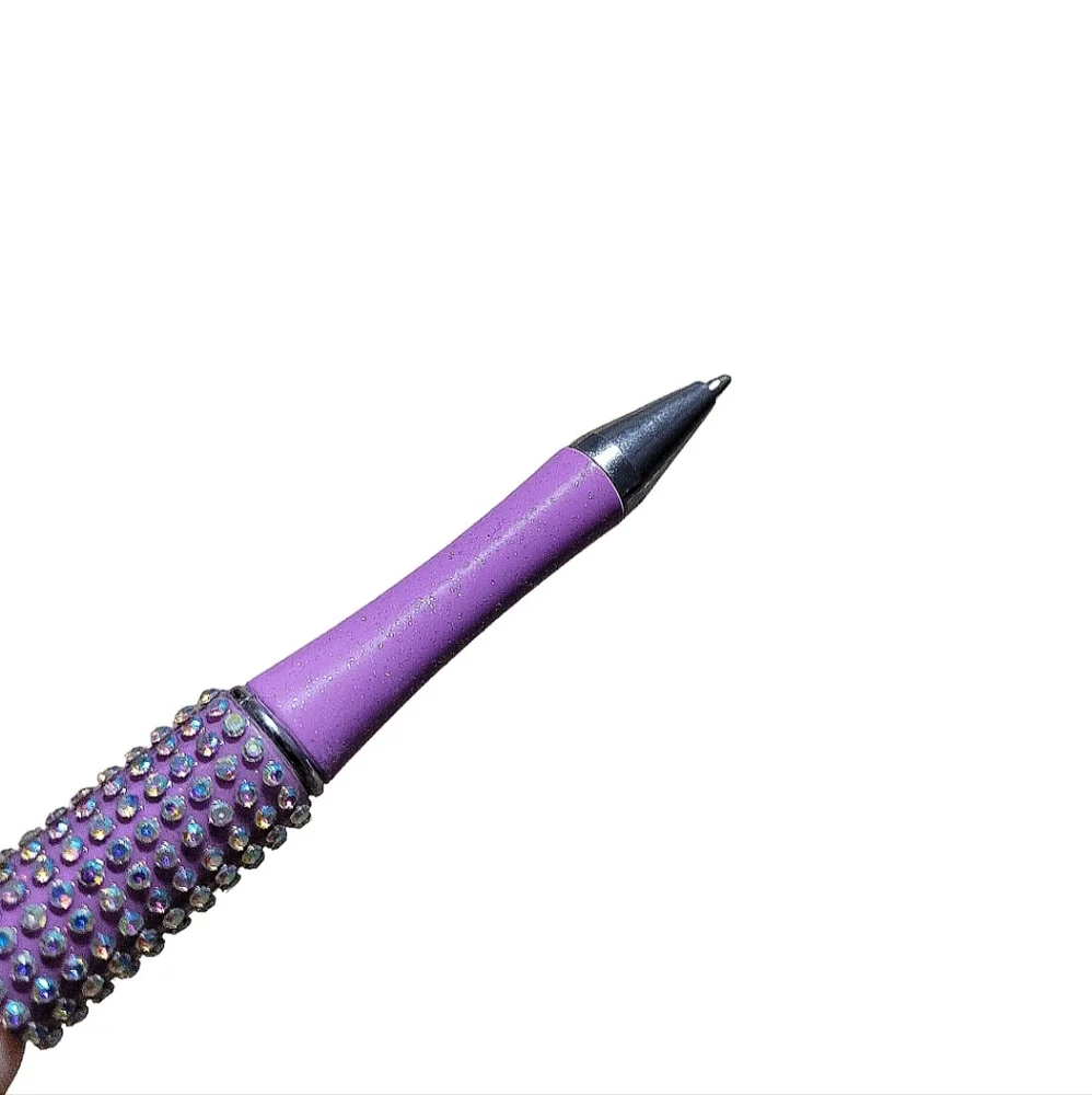 Barbie Pink Beaded Ballpoint Twist Pen Focal Bead